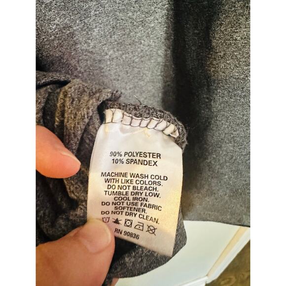 SPORT TEK Gray Dri-Fit 1/4 Zip Up Long Sleeve Pullover Evan Williams Jacket M - Picture 11 of 12